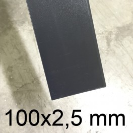Plat PVC gris anthracite 100 x 2,5 mm