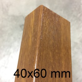 Cornière PVC chêne doré 40 x 60 mm
