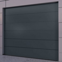 Porte de garage sectionnelle lisse gris 7016 3000HX3000L