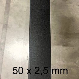 Plat PVC Noir mat 50 x 2,5 mm 